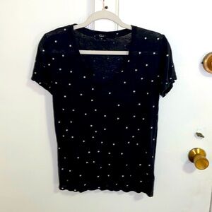 ✨Rails v-neck star tee